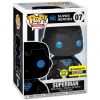 Funko POP! Heroes - DC Comics Vinyl Figure - SUPERMAN (Silhouette)(Glow) #07 (Mint)