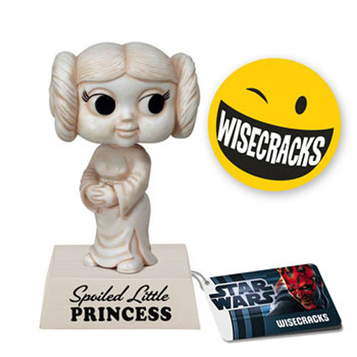 Funko Wacky Wobbler - Wise Cracks - PRINCESS LEIA (Spoiled Little Princess - 6 inch) (Mint)