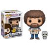 Funko POP! Television - Bob Ross S2 Vinyl Figure - BOB ROSS with Hoot the Owl *Chase* (Mint)