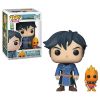 Funko POP! Games - Ni No Kuni 2: Revenant Kingdom Vinyl Figure - ROLAND with Orange Higgledy (Mint)