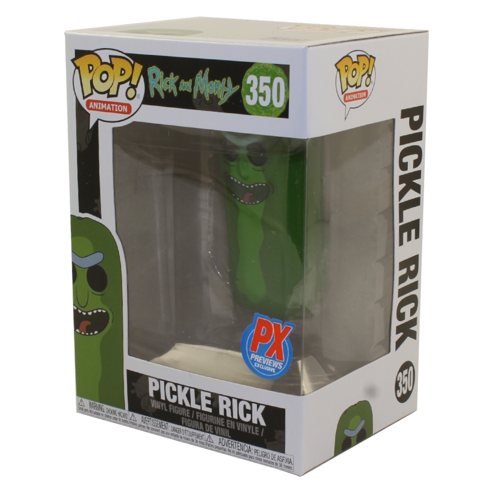 【新品】Funko pop PX Pickle Rick フィギュア 350 Funko Pop! Animation Rick and Morty Pick Rick PX Previews
