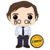 Funko POP! Television - The Office Vinyl Figure - JIM HALPERT (Bookface) *Chase*  (Mint)