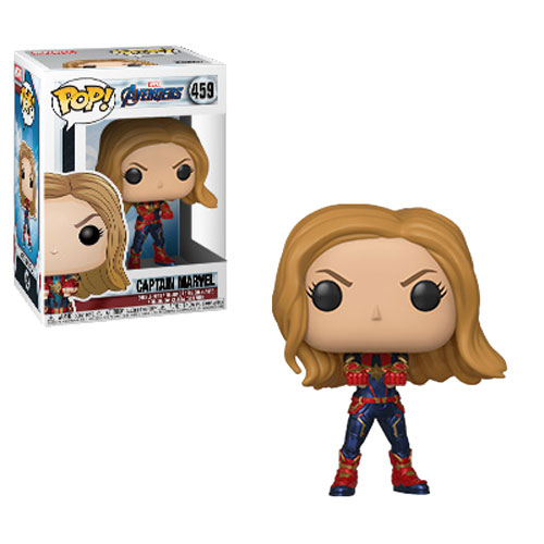 Funko POP! Marvel - Avengers: Endgame Vinyl Bobble Figure - CAPTAIN MARVEL #459 (Mint)