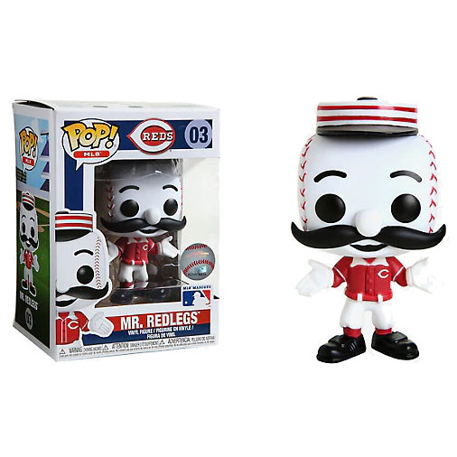 Funko POP! MLB - Mascots S2 Vinyl Figure - MR. REDLEGS #03 (Cincinatti  Reds) (Mint)