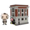 Funko POP! Town - Ghostbusters Vinyl Figure Set - DR. PETER VENKMAN & FIRE STATION (Mint)