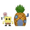 Funko POP! Town - Spongebob Vinyl Figure Set - PINEAPPLE HOUSE with Spongebob & Gary (Mint)