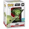 Funko POP! Star Wars Vinyl Bobble Figure - YODA [Green Chrome] #124 *Exclusive* (Mint)