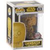 Funko POP! Star Wars Vinyl Bobble-Head Figure - CHEWBACCA [Metallic Gold] #63 *Exclusive* (Mint)