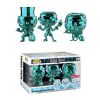 Funko POP! Haunted Mansion Vinyl Figures 3-Pack - PHINEAS, EZRA & GUS (Blue Chrome) *Exclusive* (Min