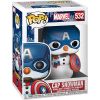 Funko POP! Marvel Holiday Vinyl Bobble-Head Figure - CAP SNOWMAN #532 (Mint)