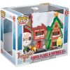 Funko POP! Town Christmas - Peppermint Lane Vinyl Figure Set - SANTA CLAUS & NUTMEG with House #01 (