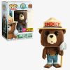 Funko POP! Ad Icons Vinyl Figure - SMOKEY BEAR (Flocked) #75 (Mint)