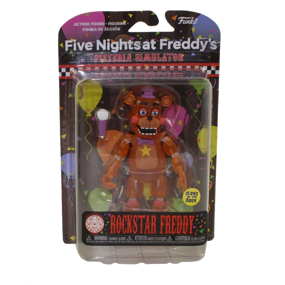 five nights at freddy's pizza simulator action figure rockstar freddy