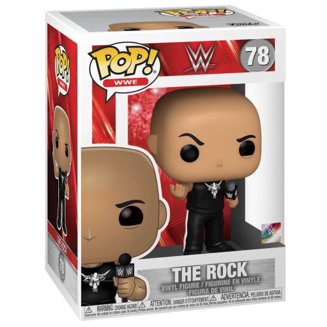 Funko Pop The Rock WWE #78 + Jeu Xbox 360 WWE 2K17 - Version Française Rare - Bon état