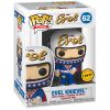 Funko POP! Icons Vinyl Figure - EVEL KNIEVEL #62 (Blue Jumpsuit & Helmet) *CHASE* (Mint)
