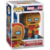 Funko POP! Marvel Holiday 2021 Vinyl Bobble Figure - GINGERBREAD IRON MAN #934 (Mint)