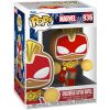 Funko POP! Marvel Holiday 2021 Vinyl Bobble Figure - GINGERBREAD CAPTAIN MARVEL #936 (Mint)