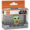 Funko Pocket POP! Keychain - The Mandalorian S1 - THE CHILD WITH CUP  (Mint)