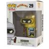 Funko POP! Animation - Futurama Vinyl Figure - BENDER (Gold) #29 *Exclusive* (Mint)
