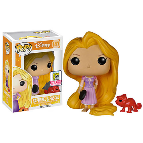 Funko POP! Disney Tangled Vinyl Figure RAPUNZEL with Red Pascal  (Frying Pan) #147 *Exclusive*