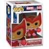 Funko POP! Marvel Holiday 2021 Vinyl Bobble Figure - GINGERBREAD SCARLET WITCH #940 (Mint)
