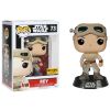 Funko POP! Star Wars The Force Awakens - Vinyl Bobble-Head - REY #73 *Hot Topic Exclusive* (Mint)