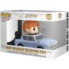 Funko POP! Rides Harry Potter Vinyl Figure - RON WEASLEY IN FLYING CAR #112 (Mint)