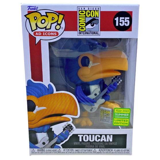 Funko POP! Ad Icons Vinyl Figure - TOUCAN (Rocker) #155 (Mint ...