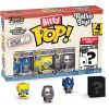 Funko Bitty POP! 4-Pack - Retro Toys (Transformers) - OPTIMUS, BUMBLEBEE, MEGATRON & 1 MYSTERY! (Min