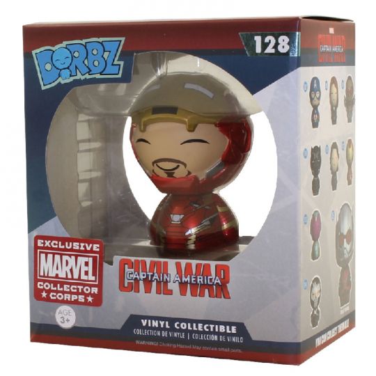 thumbnail image 2 of Iron Man Funko Dorbz Marvel 002 Vinyl Box Damage 2 of 9