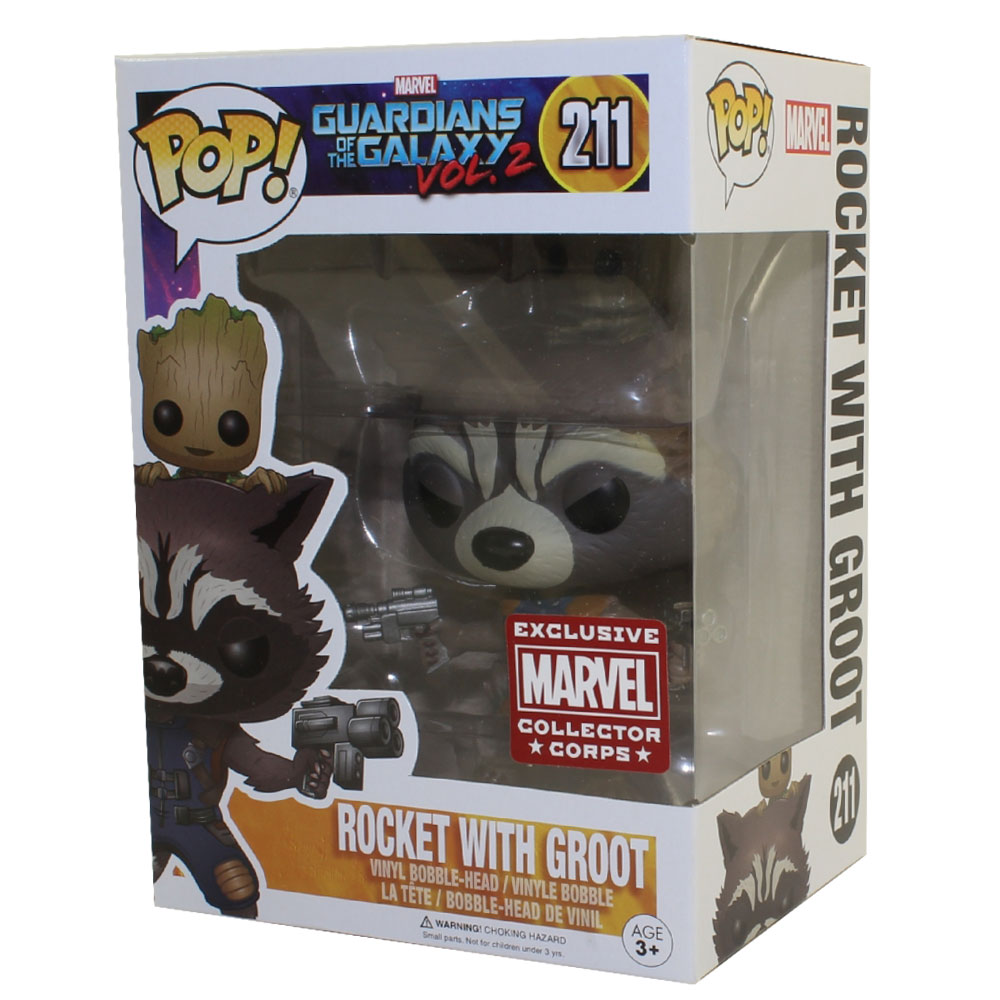 rocket and groot funko