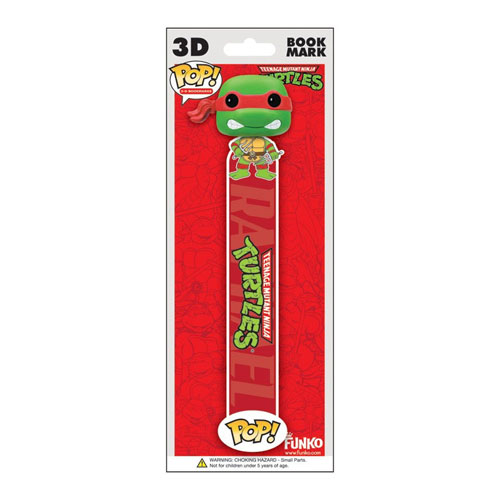 Funko POP! 3D Bookmark - TMNT - RAPHAEL (Red) (Mint)