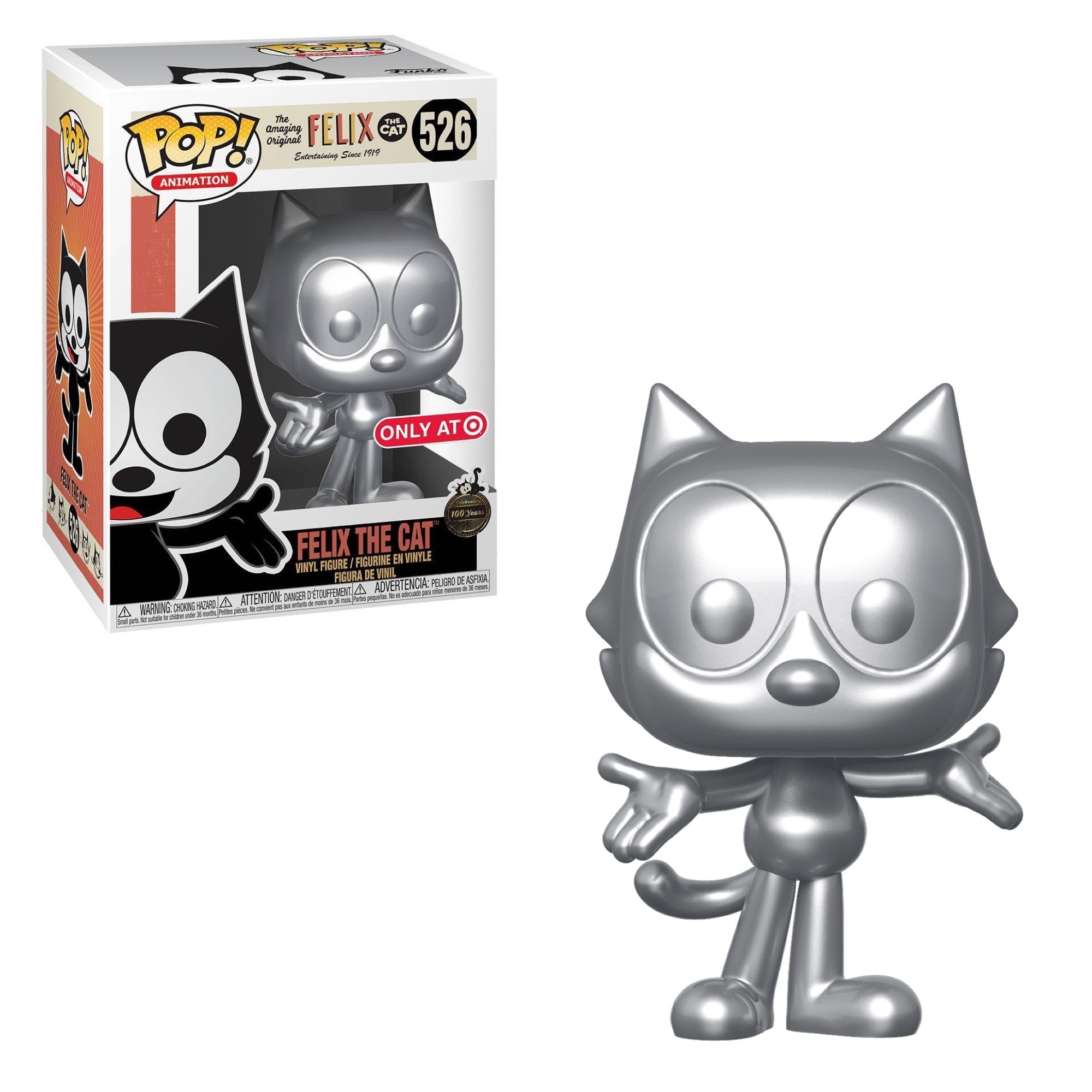 Funko POP! Vinyl Figure - Felix the Cat (Silver) (Mint