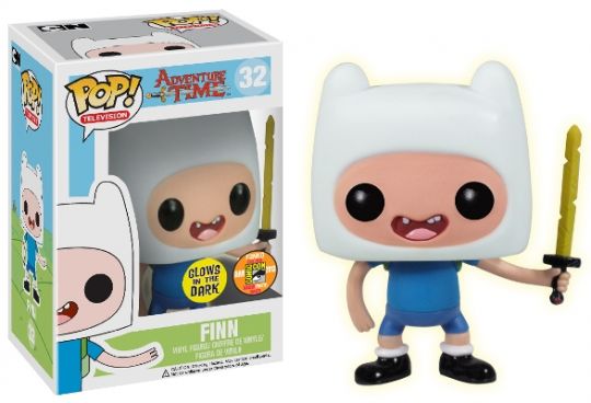 Funko POP! Vinyl Figure - Finn (with Sword) (Glow in the Dark) (Mint)