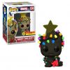 Funko POP! Vinyl Figure - Groot (Holiday) (Sitting) (Glow in the Dark) (Mint)