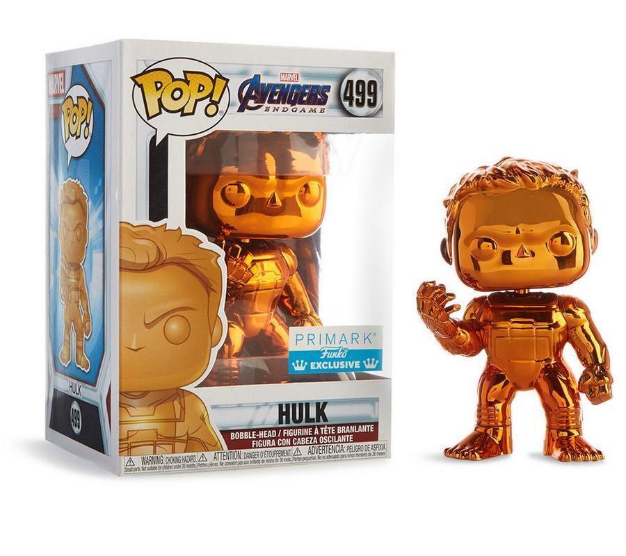 Funko POP! Vinyl Figure Hulk (Orange Chrome) (Mint)