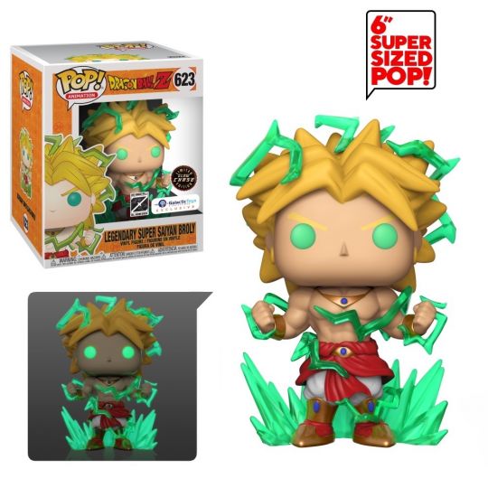 Broly glow in the dark funko shop pop