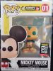 Funko POP! Vinyl Figure - Mickey Mouse (Orange & Teal) (NYC Exhibition) (Mint)