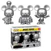Funko POP! Vinyl Figure - Mickey Mouse (Steamboat Willie, Apprentice, Conductor) (3-Pack) (Mint)