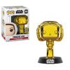Funko POP! Vinyl Figure - Princess Leia (Gold Chrome) (Galactic Convention) (Mint)