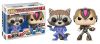 Funko POP! Vinyl Figure - Rocket Raccoon vs Mega Man X (Player 2) (2-Pack) (Mint)