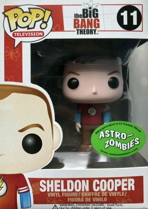 Cadeau Aanpassing Welvarend Funko POP! Vinyl Figure - Sheldon Cooper (Flash Shirt) (Mint):  Sell2BBNovelties.com: Sell TY Beanie Babies, Action Figures, Barbies, Cards  & Toys selling online