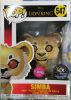 Funko POP! Vinyl Figure - Simba (Live Action) (Flocked) (MCM) (Mint)