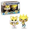 Funko POP! Vinyl Figure - Super Tails & Super Silver (2-Pack) (Summer Convention) (Mint)