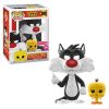 Funko POP! Vinyl Figure - Sylvester & Tweety (Flocked) (Mint)