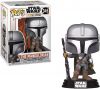 Funko POP! Vinyl Figure - The Mandalorian (Chrome Armor) (Mint)