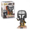 Funko POP! Vinyl Figure - The Mandalorian (Flying) (Mint)