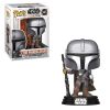 Funko POP! Vinyl Figure - The Mandalorian (Chrome Helmet) (Mint)