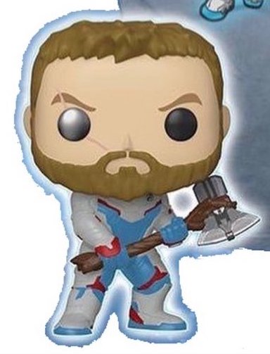 Funko POP Vinyl Figure Thor Quantum Realm Suit Glow in the