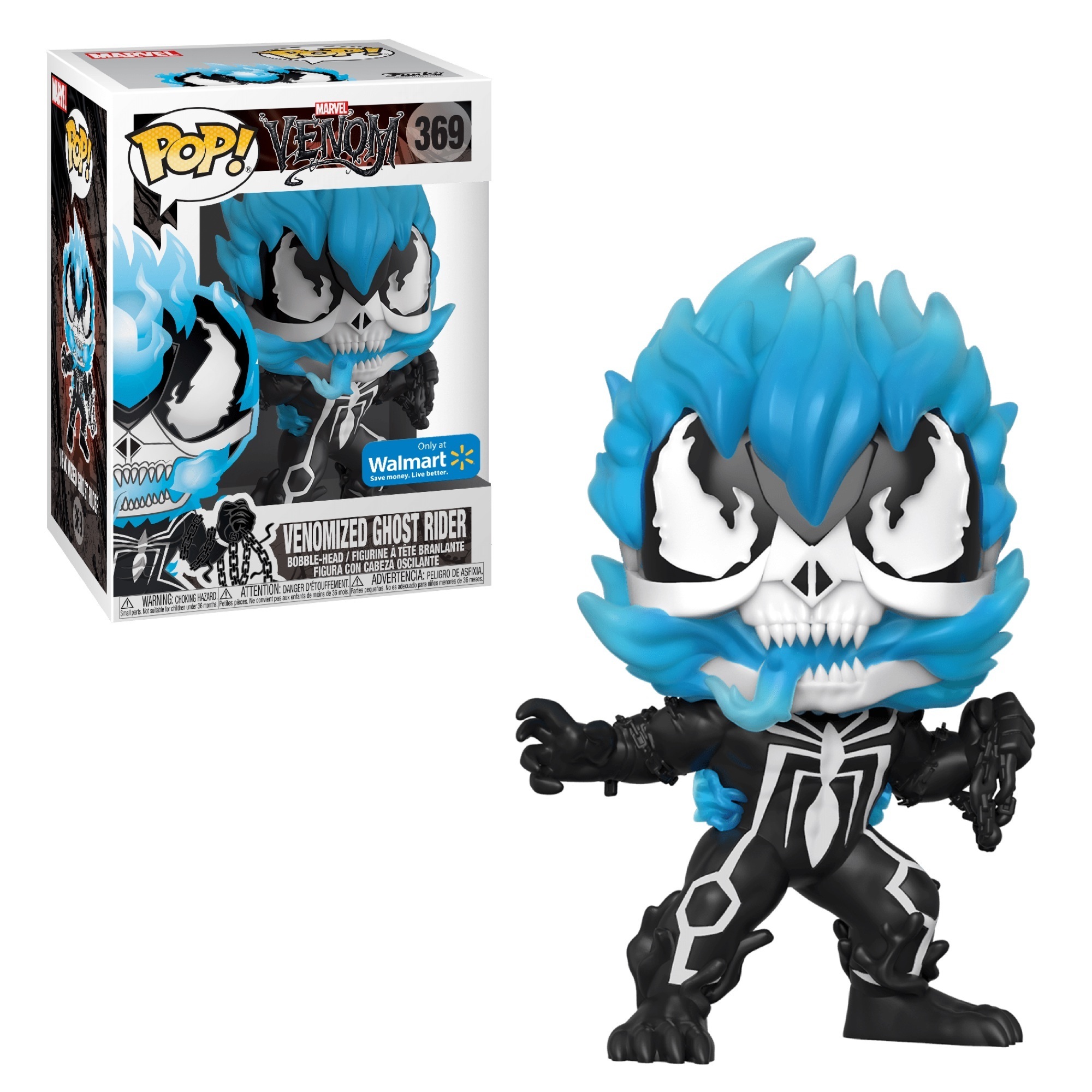 Funko POP! Vinyl Figure - Venomized Ghost Rider (Blue) (Mint